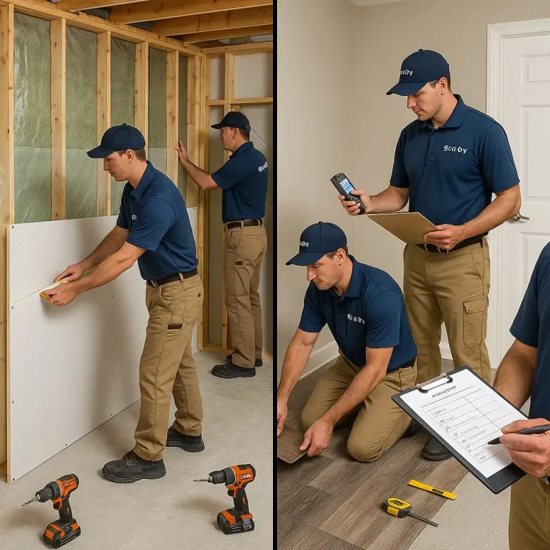 Repairs and Reconstruction process in South River, NJ